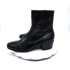 Florsheim Shoes Men's 8.5D Duke Cavello Black Zip Up Boots